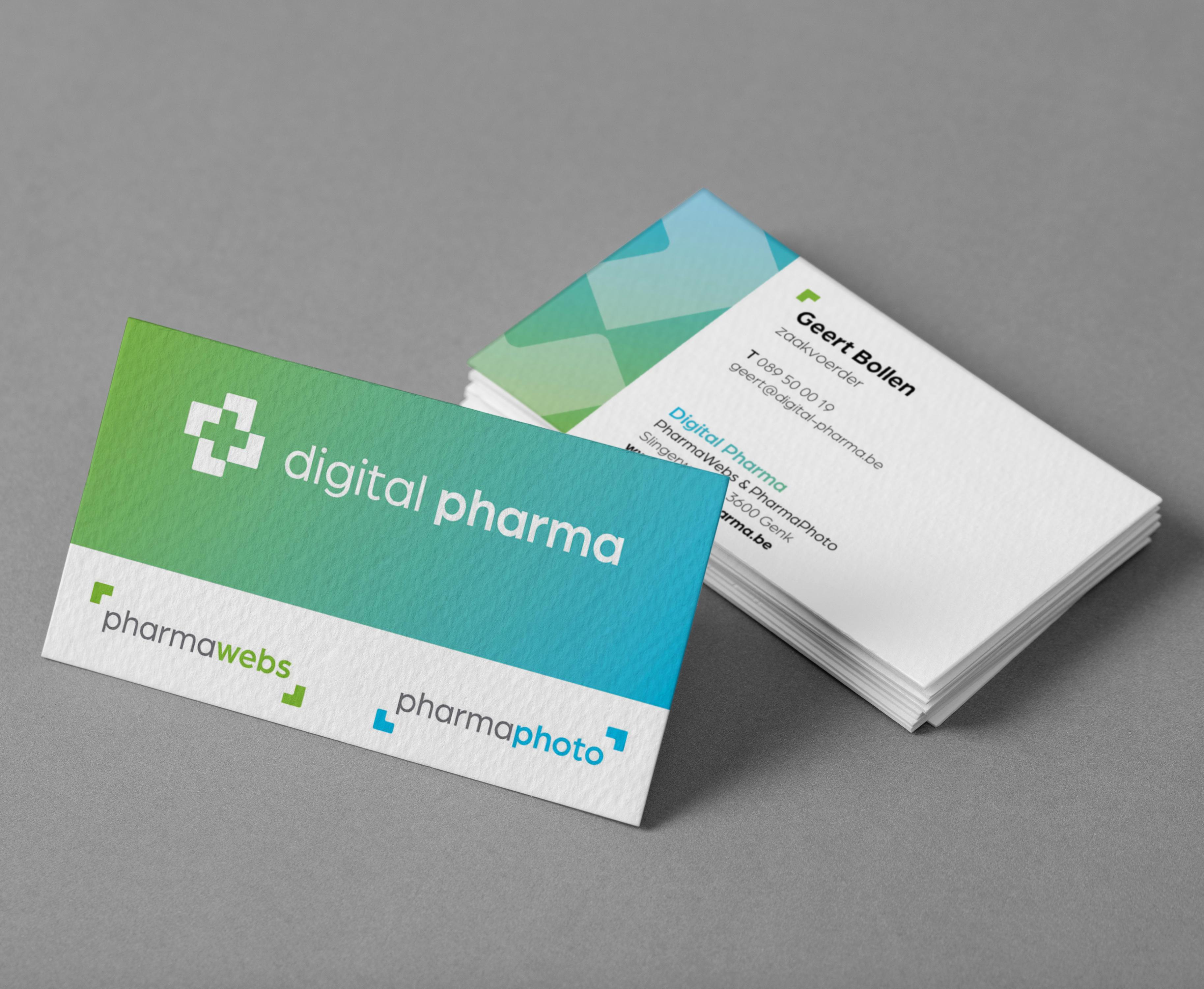 Naamkaartje voor Digital Pharma
